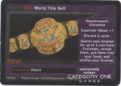 REVOLUTION ECW World Title Belt